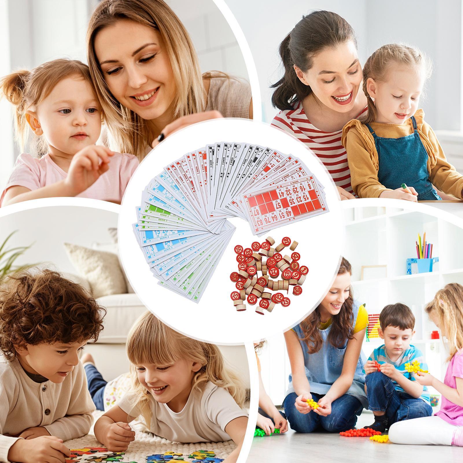 Play Friends Party Games - Jogo de bingo de madeira engraçado