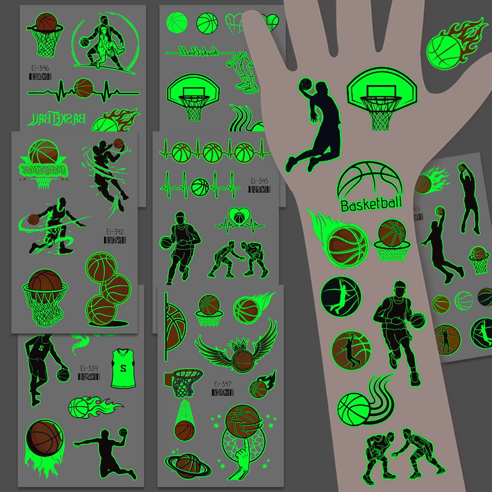 Party Games Easter For Kids - 10 folhas esportes basquete tema luminoso