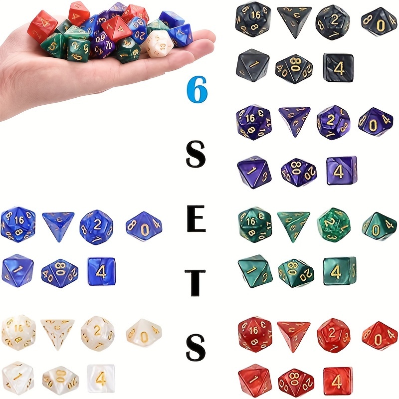 Play Friends Party Games - Conjunto de 42 Peças de Dados