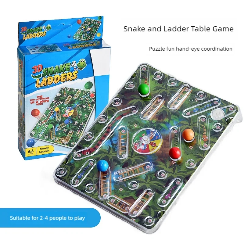Party Games Jogos De Tabuleiro - 3D Snake and Ladder Board Games