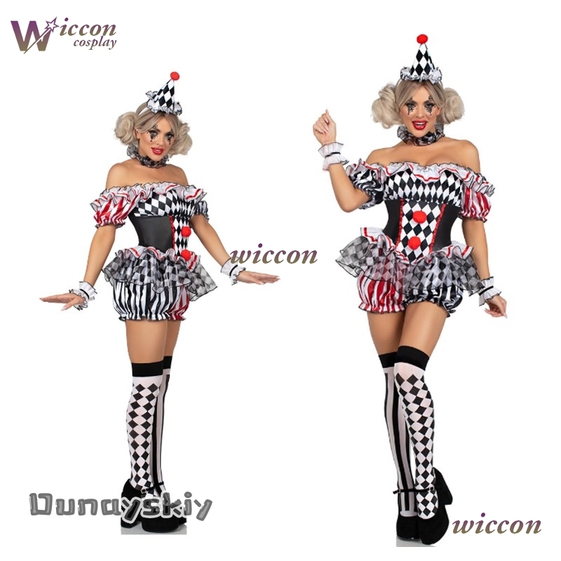 Party Games Free Online - Mulheres palhaço cosplay traje circo desempenho