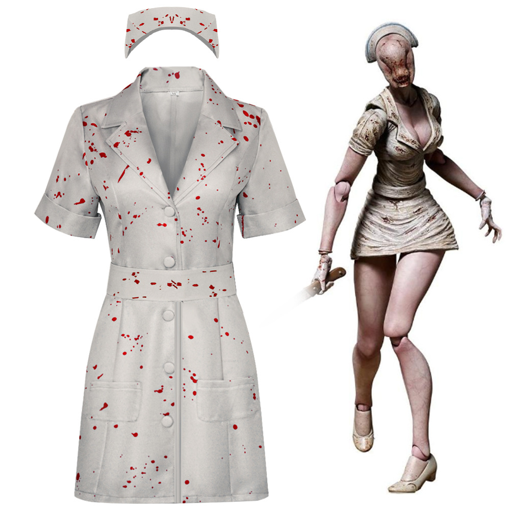 Zombie Party Games For Adults - Fantasia de Enfermeira Silent Hill para