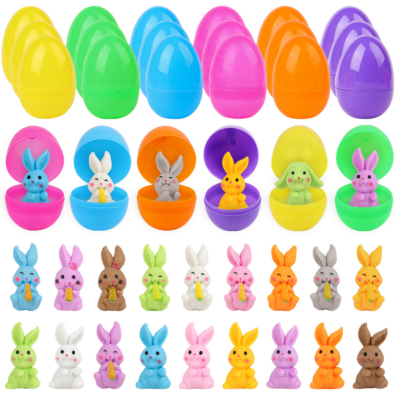 24 peças de ovos de Páscoa com - Party Games Easter For Kids avaliação e preço