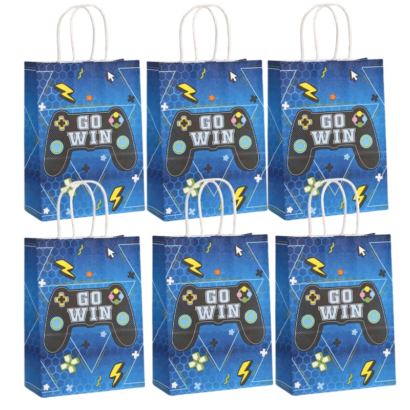 6/24 pçs videogame em tema sac - Party Games Easter For Kids avaliação e preço