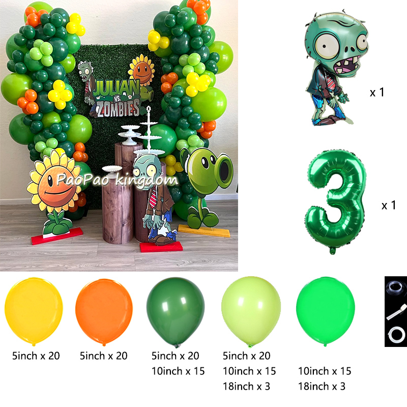 Plantas vs. Z-zumbis balões jo - Party Games Easter For Kids avaliação e preço