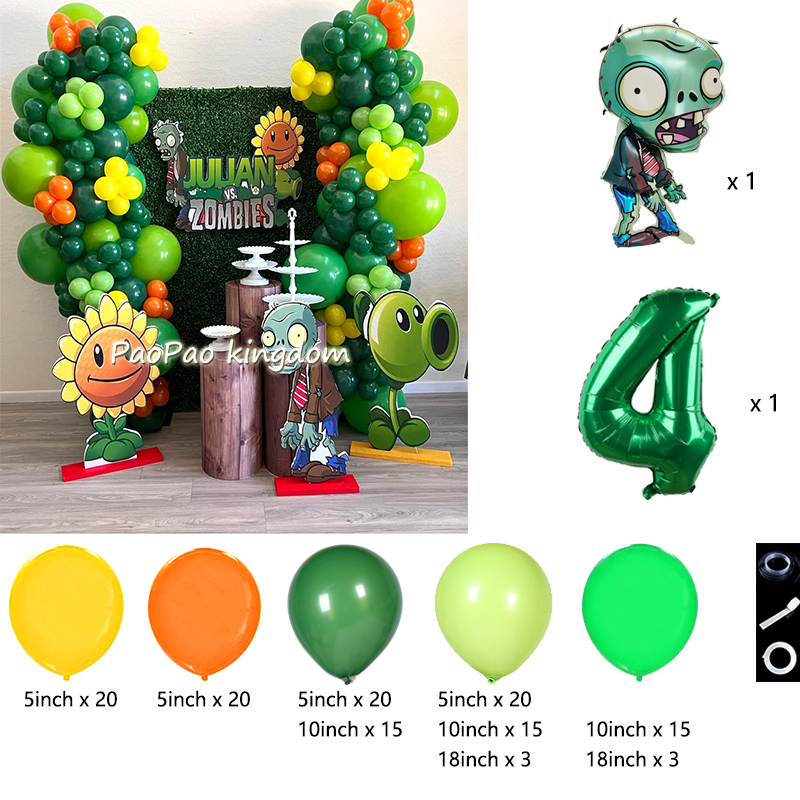 Plantas vs. Z-zumbis balões jo - Party Games Easter For Kids avaliação e preço