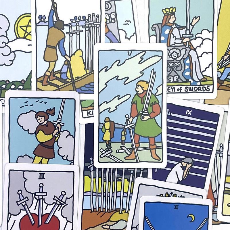 Portátil Lucky Tarot Card Game - Party Games Jogos De Tabuleiro avaliação e preço