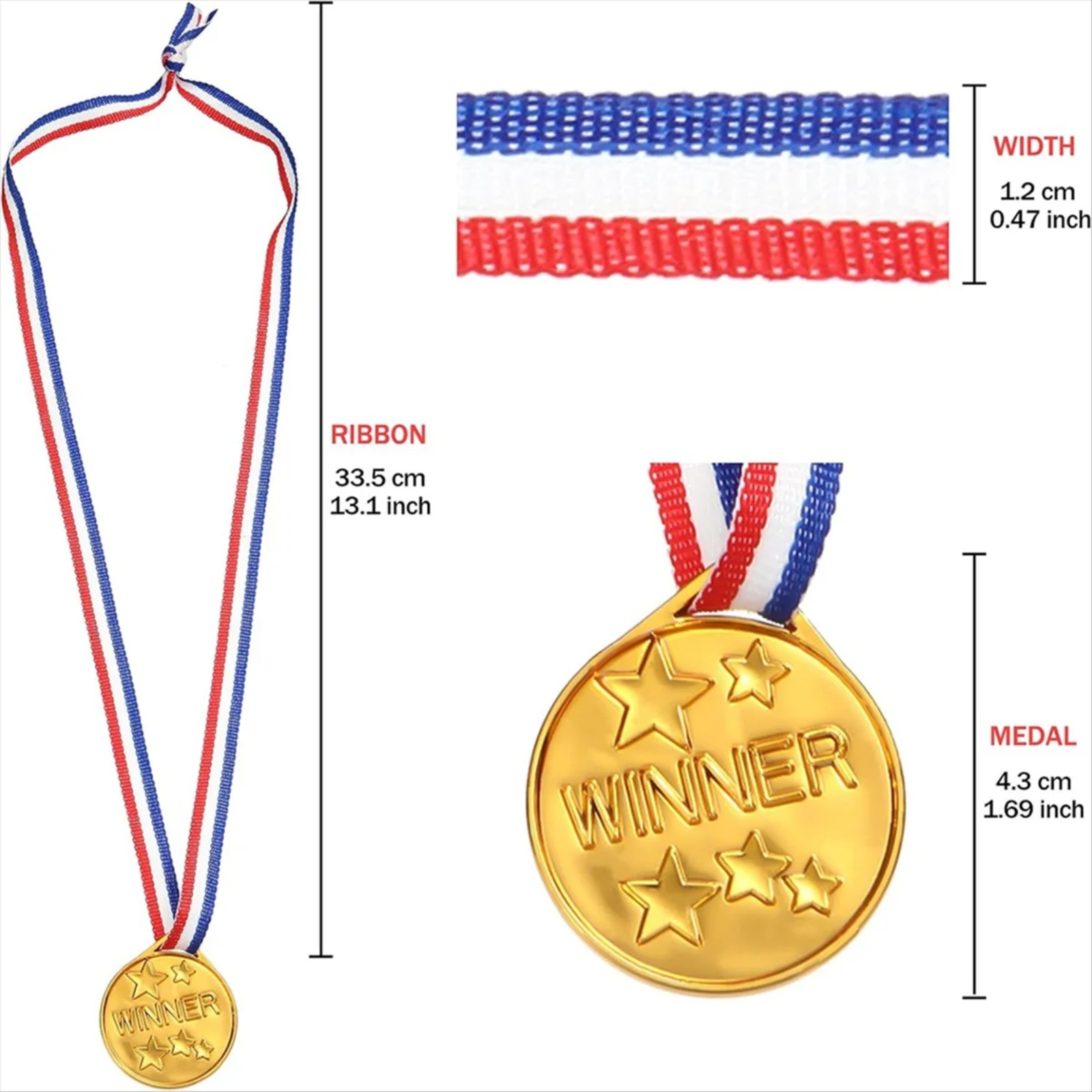 30 peças de medalhas de plásti - Party Games Easter For Kids avaliação e preço